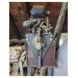 Vintage Electric Saw Blade Sharpener with Drawers