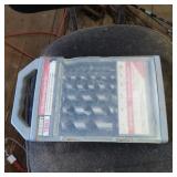 Storage Case with Assorted Drill Bits by Lucky Too