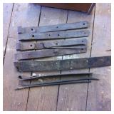 Wrought Iron Barn Door Hinges and Latches