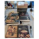 Vintage Cookbooks and Recipe Box