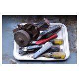 Utility Knives and Rusted Hand Tools