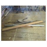 Large Grouping of Galvanized Pipe and Wooden Dowel