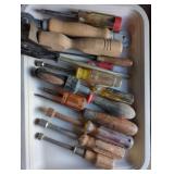 Screwdrivers and Hand Tools with Wood and Plastic