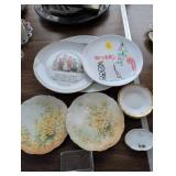 Decorative Plates Featuring Floral, Holiday, and P