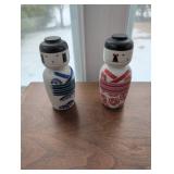 Japanese-Inspired Ceramic Sake Set with Two Bottle