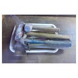 Hammers and Axes with Wooden and Metal Handles