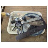 Hand Tools with Saw Blade and Dial Indicator