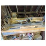 Vintage Power-Kraft Wood Lathe with Accessories