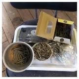 Metal Screws and Storage Containers