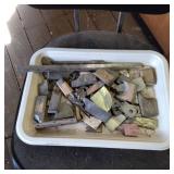 Tray of Mixed Metal Offcuts and Scraps