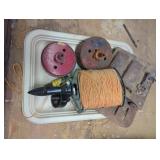 Tools and Accessories Including Reels, Line, and T