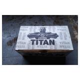 Kwikset Titan Polished Brass Door Knob Set in Orig