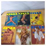 Oui Magazine Issues with Various Covers