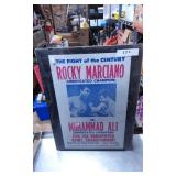 Framed Boxing Poster for ï¿½The Fight of the Century