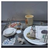 Decorative Ceramics, Metal Frames, and Ephemera