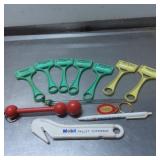 Miscellaneous Branded Plastic Tools and Keychains