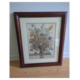 Framed Floral of the Month Artwork, 23 x 19 Inches