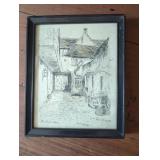 1929 Pen and Ink Artwork by Edith Rockwell