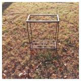 Metal Aquarium Stand, Approximately 28 1/2 Inches