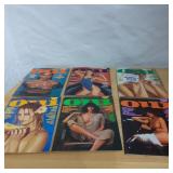6 Oui Magazines With Various Covers