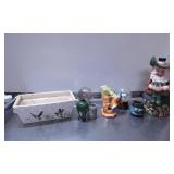 Ceramic Planter, Figurines, and Collectibles