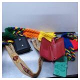 Wallets and Handcrafted Belts With Colorful Design