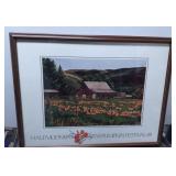 Framed Half Moon Bay Art & Pumpkin Festival 1988 P