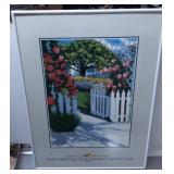 Framed Halford Bay Art & Pumpkin Festival 1992 Pos