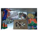 Decorative Items, Fabrics, Marbles, and Artwork