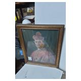 Framed Portrait of a Clergyman in Ecclesiastical A