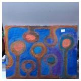 Abstract Oil Painting on Canvas Board, 12ï¿½16 Inche