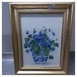 Framed Print of Floral Artwork by Barbara Mock (10