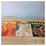 Three ï¿½Ouiï¿½ Magazines with Issues from the 1970s