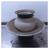 Electrified Ceiling-Mounted Fixture with Frosted G