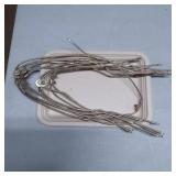 Chrome Lamp Harps with Finial Holders