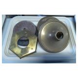 Brass and Wood Lamp Parts