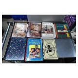 Seven Spiral-Bound Cookbooks Featuring Various The