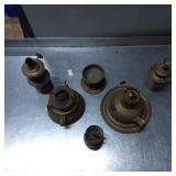 Brass and Metal Lamp Burner Parts and Components