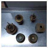 Vintage Brass Oil Lamp Parts and Burners