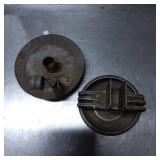 Vintage Metal Biscuit Cutters with Handles