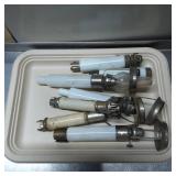 Six Vintage-Style Gas Lamp or Lighting Components