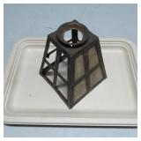 Metal and Mica Lantern Shade with Tapered Design