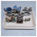 Ceramic Aquarium Decorations Featuring Castles and