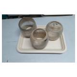 Three Glass Dietz Lantern Globes