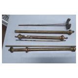 Brass Torch Bodies and Metal Rods