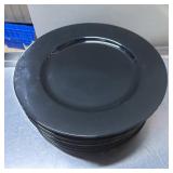 Fritz & Floyd Black Charger Plates