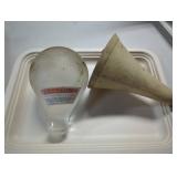 Red Comet Fire Extinguisher Glass Globe with Dispe