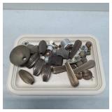 Vintage-Style Brass Door Knobs and Hardware Compon