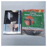 Motion Sensor Light and Pack of Pipe Insulation (1