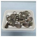 Metal Curtain Rings and Finial Accessories